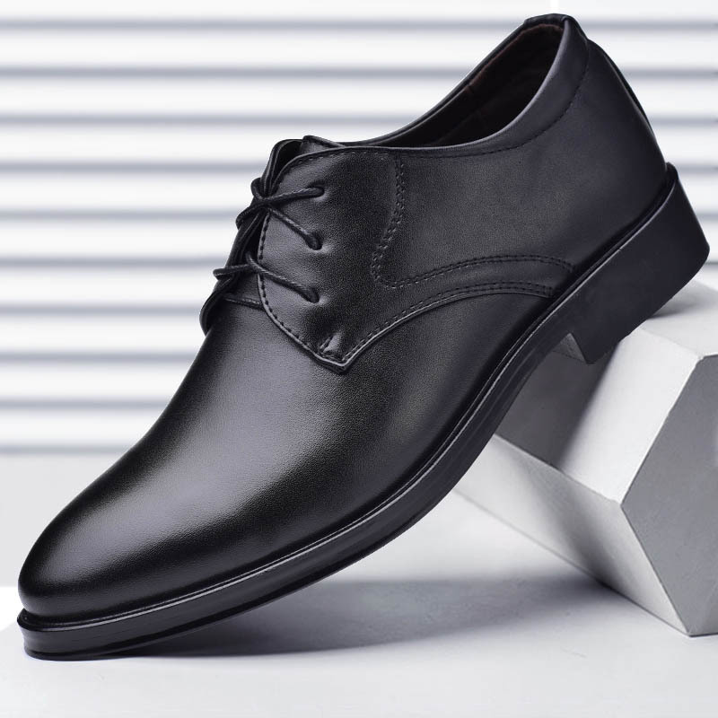 Men Shoes Clearance - 남성용 원피스 가죽 레이스업 더비 슈즈,