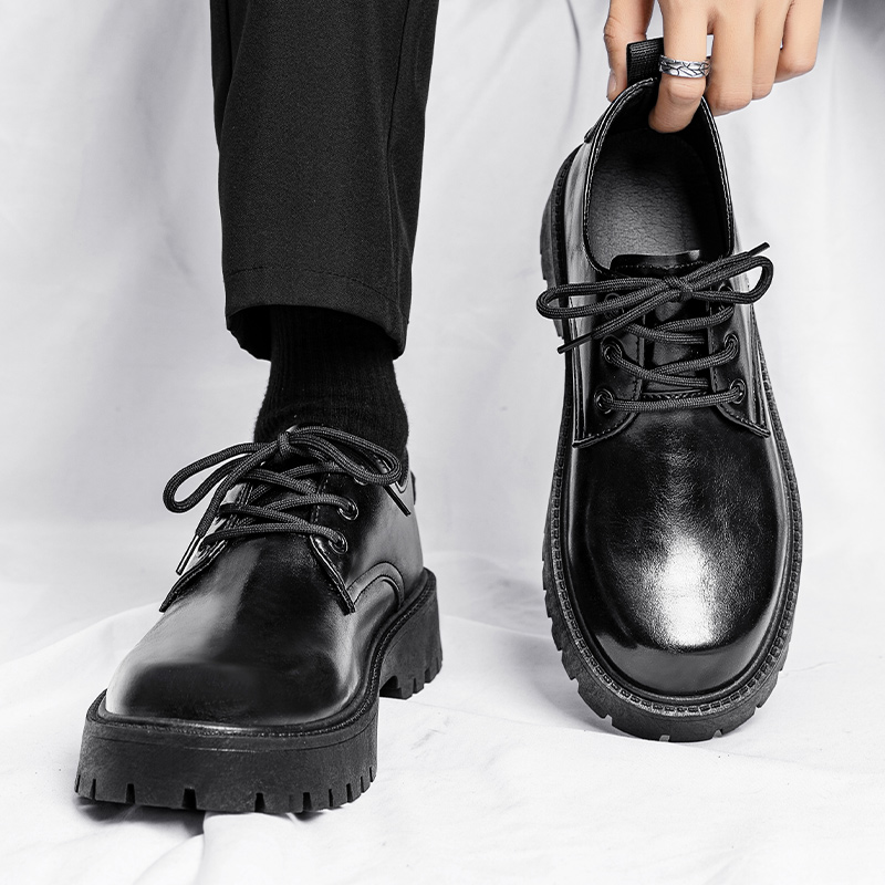 Men Shoes For Office Work - 남성용 가죽 캐주얼 신발 남성용 편안한
