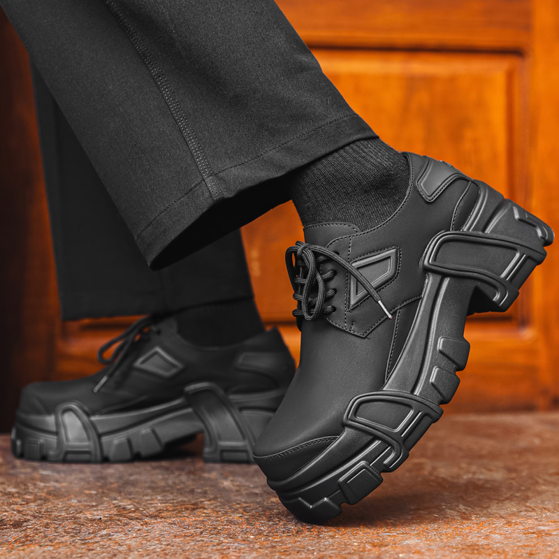 Men Shoes For Office Work - 남성용 플랫폼 가죽 신발, 정장 원피스