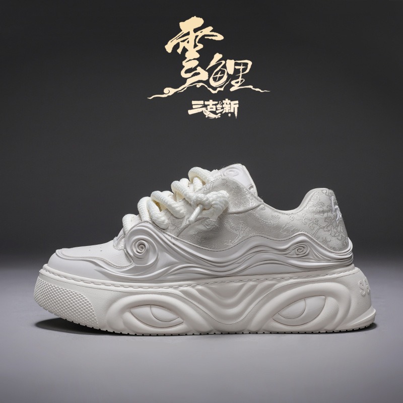 Men Shoes On Cloud - 남성용 Cloud‑Koi 토템 보드 슈즈 2026
