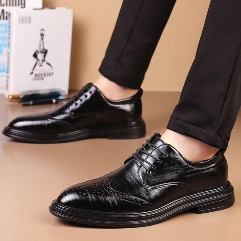 Men Shoes Clearance - 솔리드 컬러 블랙 봄 가을 남성