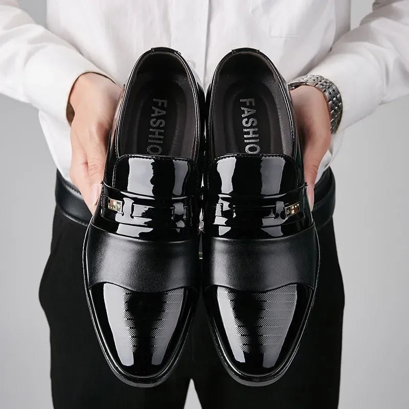남성용 가죽 신발 결혼식 정장 옥스포드 비즈니스 캐주얼 - Men Shoes For Office Work 리뷰 및 가격