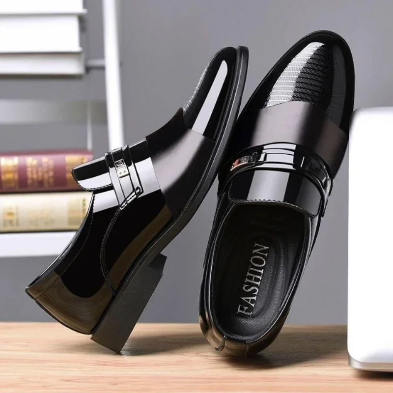 남성용 가죽 신발 결혼식 정장 옥스포드 비즈니스 캐주얼 - Men Shoes For Office Work 리뷰 및 가격