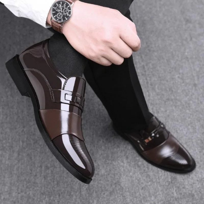 남성용 가죽 신발 결혼식 정장 옥스포드 비즈니스 캐주얼 - Men Shoes For Office Work 리뷰 및 가격