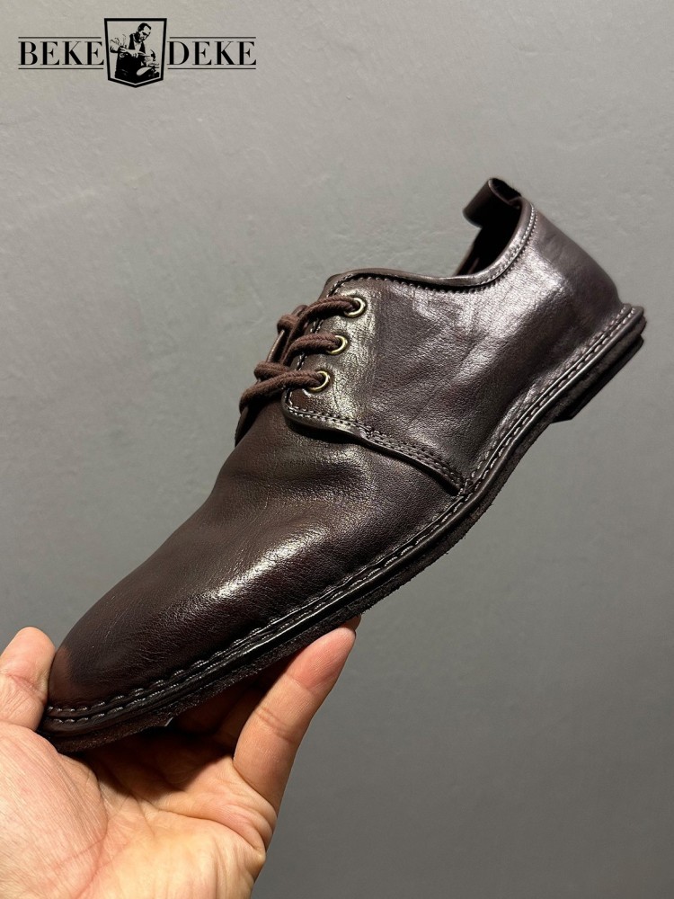 빈티지 남성 정품 가죽 신발 영국 스타일 사무실 남성  - Men Shoes For Office Work 리뷰 및 가격