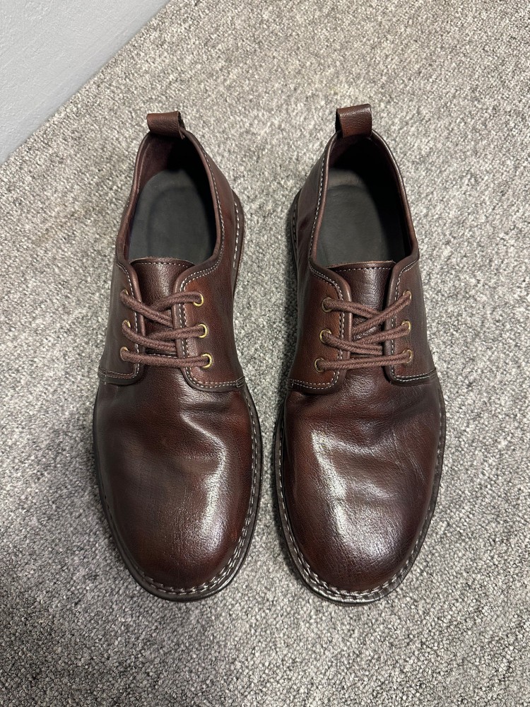 빈티지 남성 정품 가죽 신발 영국 스타일 사무실 남성  - Men Shoes For Office Work 리뷰 및 가격