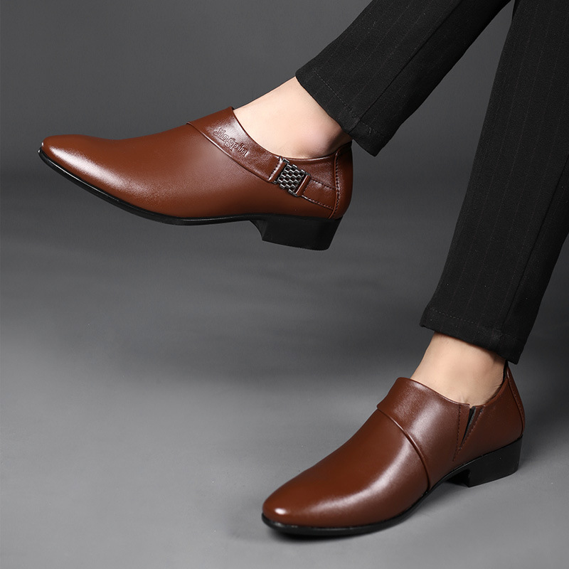 남성용 PU 가죽 신발, 정장 원피스 신발, 플러스 사 - Men Shoes For Office Work 리뷰 및 가격