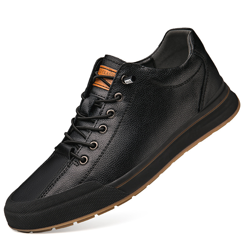 2026 남성용 정품 가죽 캐주얼 신발 6CM 높이 증 - Men Shoes For Office Work 리뷰 및 가격