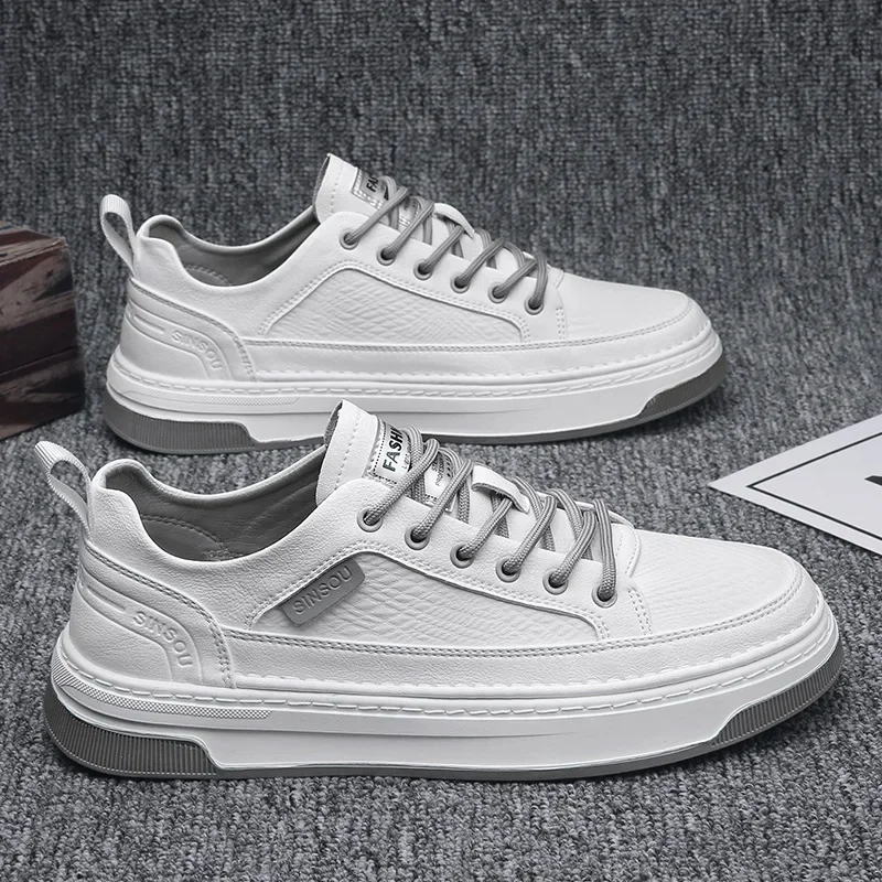 남성용 캐주얼 가죽 신발, 2025 가을 플랫, 블랙  - Men Shoes For Office Work 리뷰 및 가격