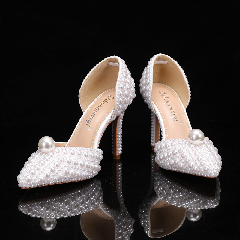 여성용 가방 및 신발 세트 진주 웨딩 슈즈 여성용 화이 - Men Shoes For Wedding 리뷰 및 가격