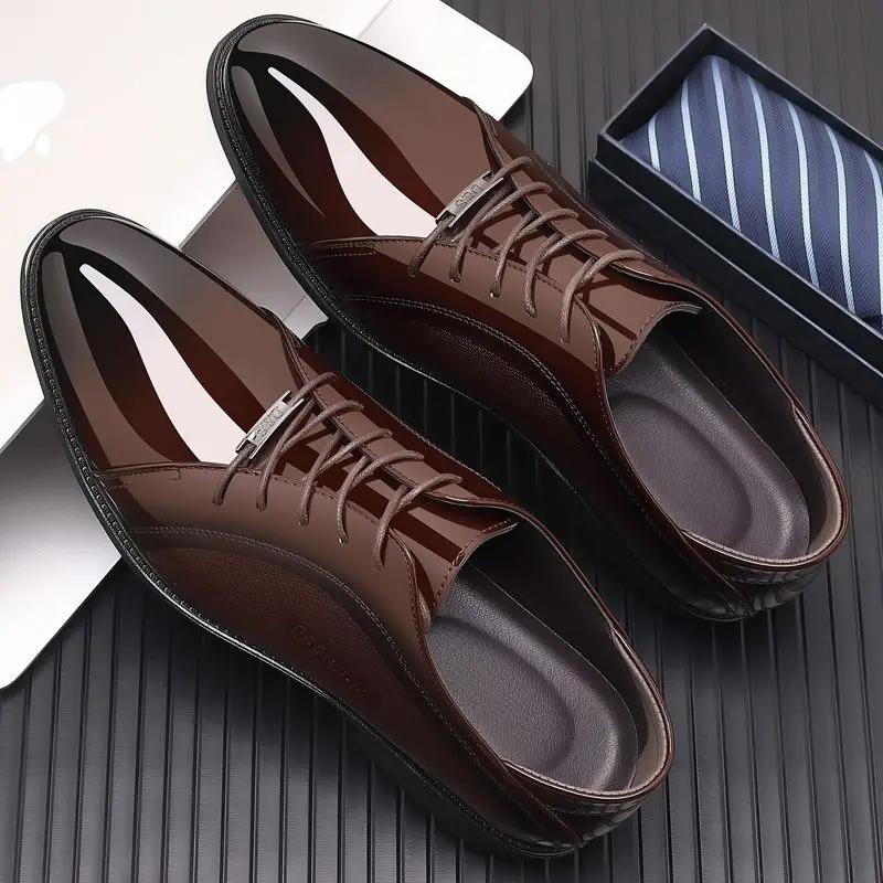 밝은 상단 검정색 소셜 슈즈 남성용 봄 가을 럭셔리 디 - Men Shoes Clearance 리뷰 및 가격