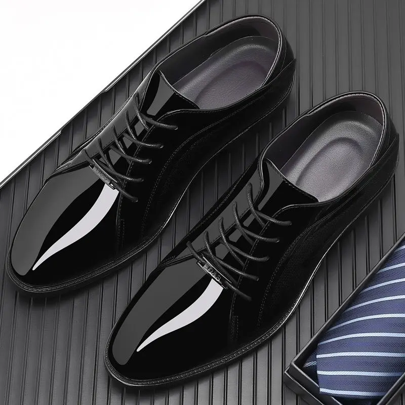 밝은 상단 검정색 소셜 슈즈 남성용 봄 가을 럭셔리 디 - Men Shoes Clearance 리뷰 및 가격