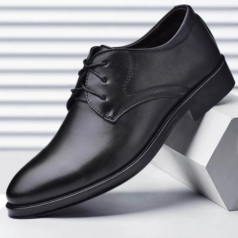 남성 신발 남성용 블랙 가죽 정장 신발 옥스포드 남성  - Men Shoes Boss 리뷰 및 가격