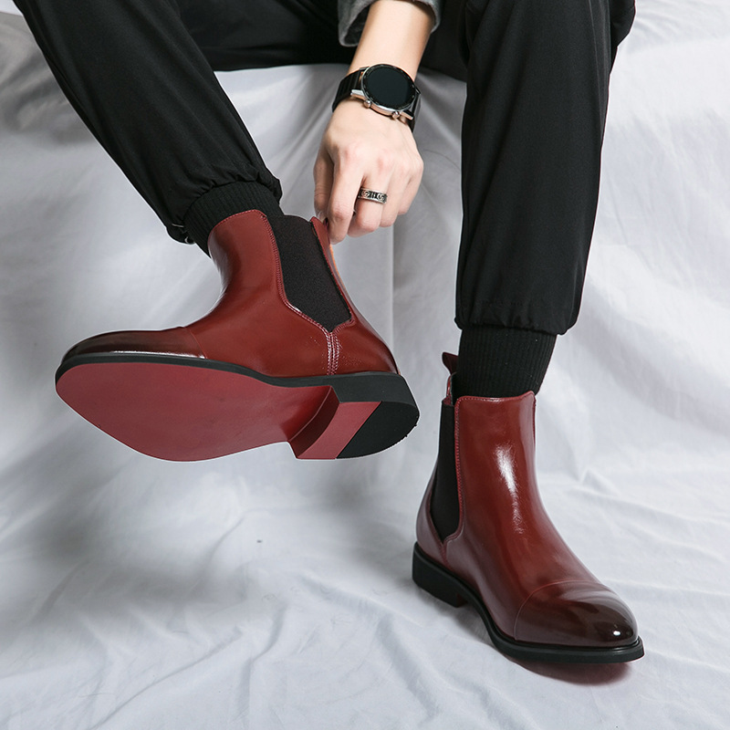 새로운 남성 정장 구두 럭셔리 브랜드 비즈니스 가죽 신 - Men Shoes For Wedding 리뷰 및 가격
