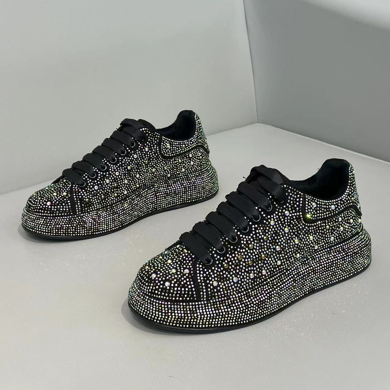 2025 패션 남성 캐주얼 신발 다이아몬드 라인스톤 수 - Men Shoes Boss 리뷰 및 가격