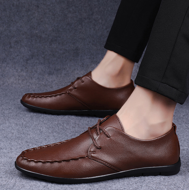 남성용 진짜 가죽 신발, 미니멀하고 편안한 스타일, 사 - Men Shoes Boss 리뷰 및 가격