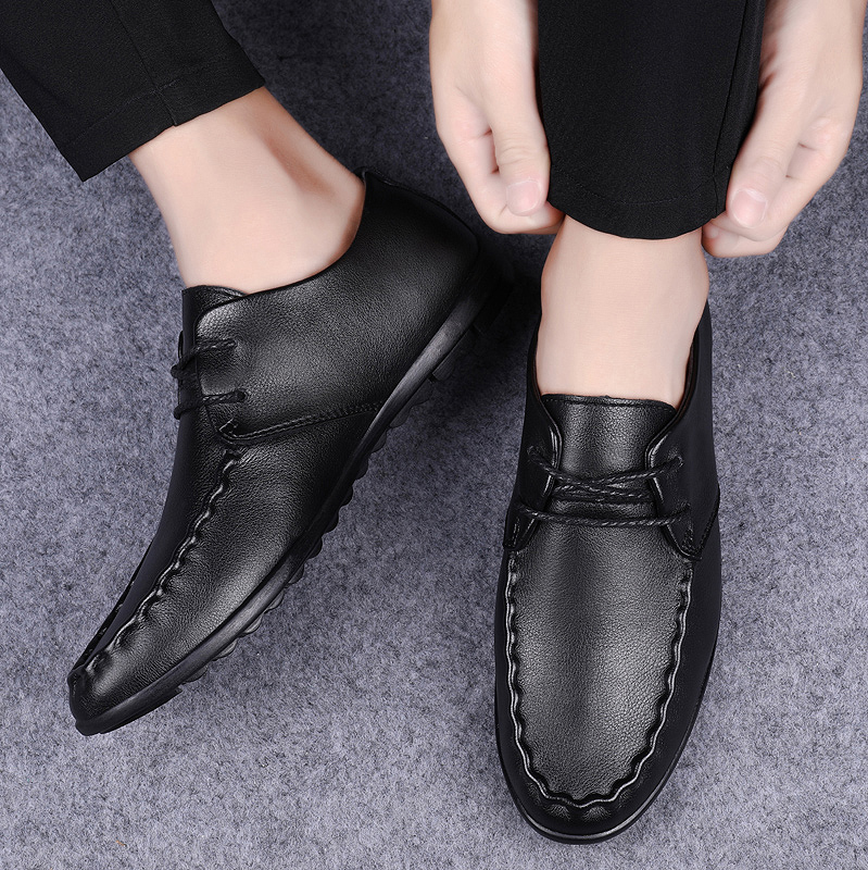 남성용 진짜 가죽 신발, 미니멀하고 편안한 스타일, 사 - Men Shoes Boss 리뷰 및 가격