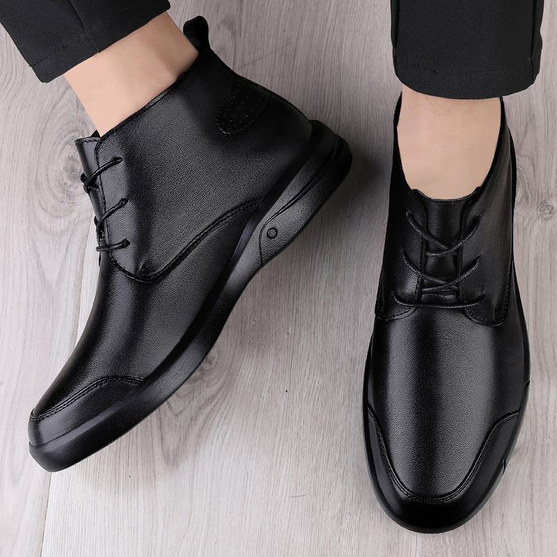 유명 명품 앵클 부츠 고품질 남성 신발 정품 가죽 캐주 - Men Shoes Boss 리뷰 및 가격