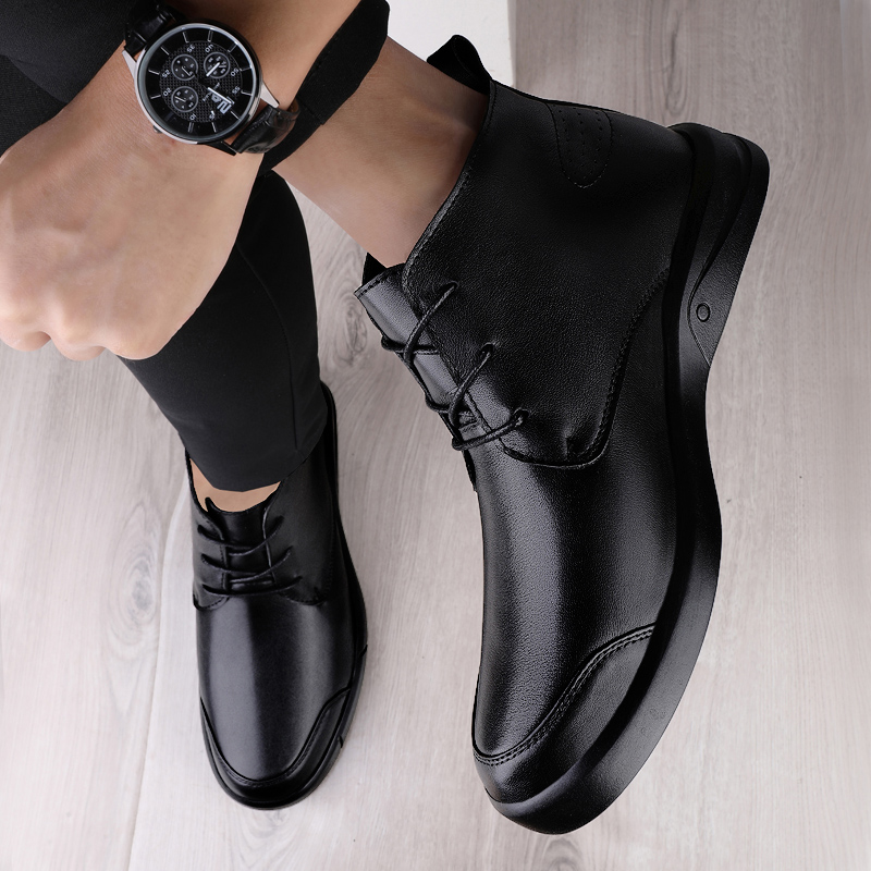 유명 명품 앵클 부츠 고품질 남성 신발 정품 가죽 캐주 - Men Shoes Boss 리뷰 및 가격