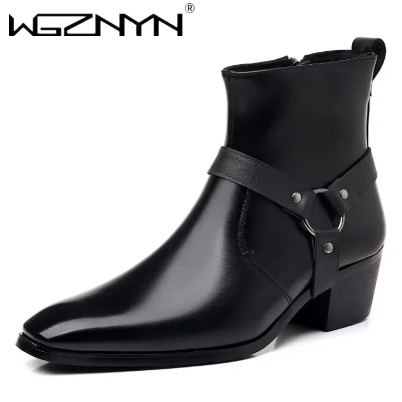 2026 남성 패션 디자이너 첼시 부츠 럭셔리 고품질  - Men Shoes For Wedding 리뷰 및 가격