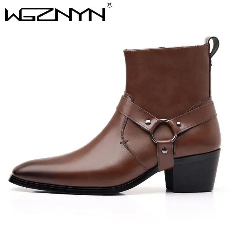 2026 남성 패션 디자이너 첼시 부츠 럭셔리 고품질  - Men Shoes For Wedding 리뷰 및 가격