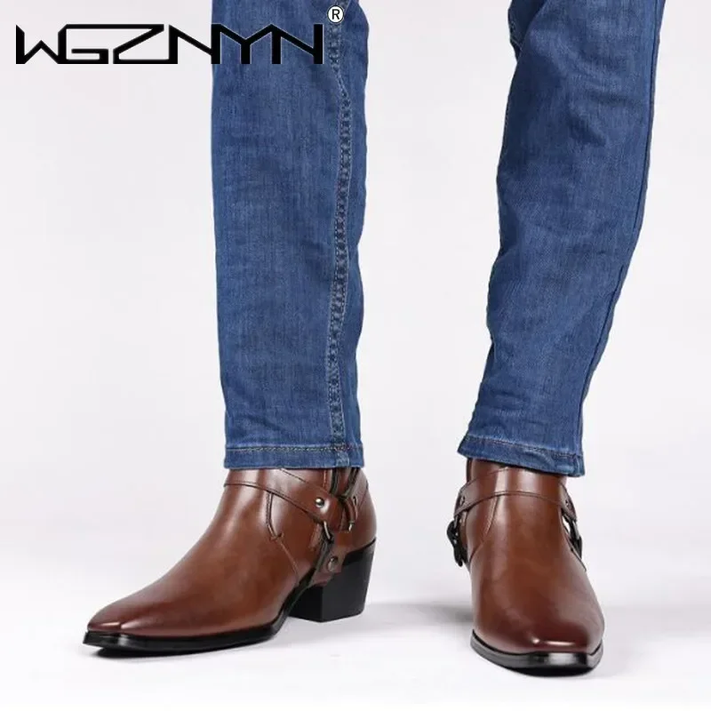 2026 남성 패션 디자이너 첼시 부츠 럭셔리 고품질  - Men Shoes For Wedding 리뷰 및 가격