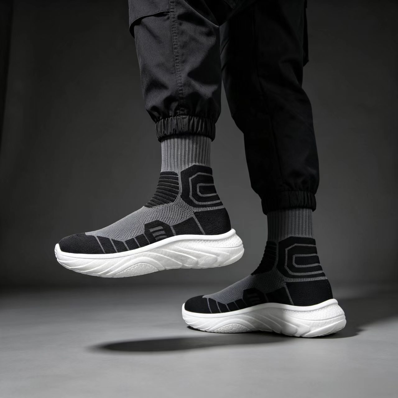 남성용 하이탑 양말형 트레이닝 슈즈, 팝콘 쿠션 솔,  - Men'S Shoes For Gym 리뷰 및 가격