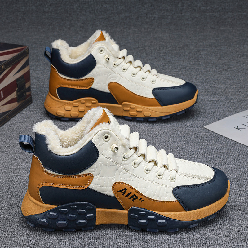 남성 플랫폼 따뜻한 면화 신발 남성 두꺼운 운동화 겨울 - Men Shoes Running 리뷰 및 가격
