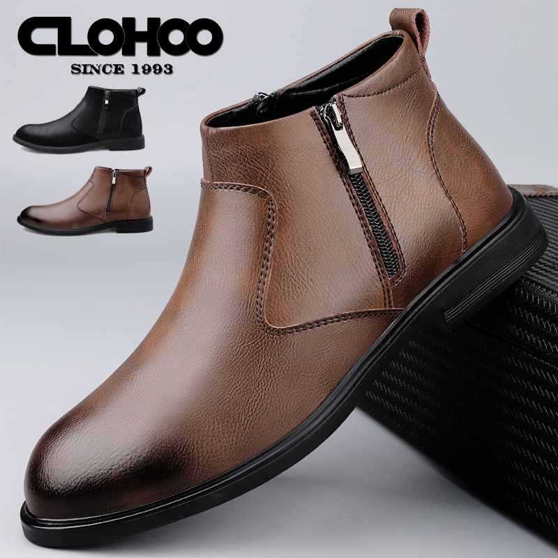CLOHOO 수제 남성 부츠 비즈니스 캐주얼 소가죽 하 - Men Shoes Boss 리뷰 및 가격