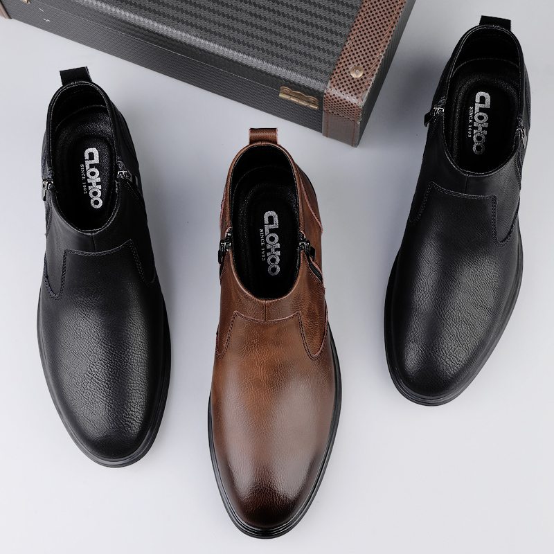 CLOHOO 수제 남성 부츠 비즈니스 캐주얼 소가죽 하 - Men Shoes Boss 리뷰 및 가격