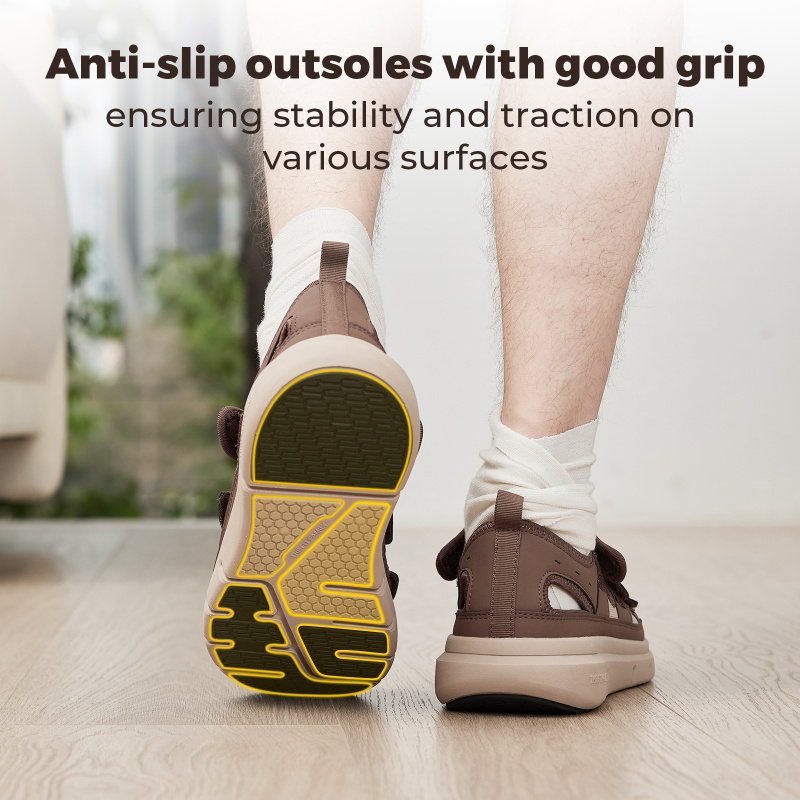 여름 남성 샌들 확대 당뇨병 신발 남성 캐주얼 신발 발 - Men'S Shoes Plantar Fasciitis 리뷰 및 가격